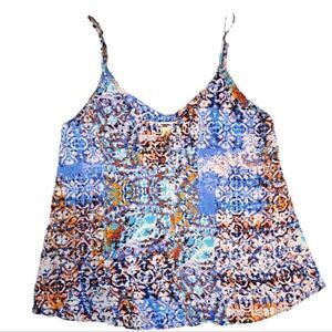 EC EIGHT SIXTY BOHO TANK TOP WITH ADJUSTABLE STRAPS SZ. M